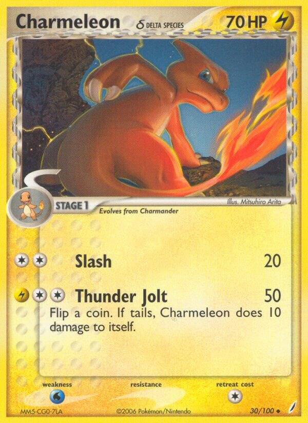 Charmeleon (Delta Species) - EX Crystal Guardians (CG)damach