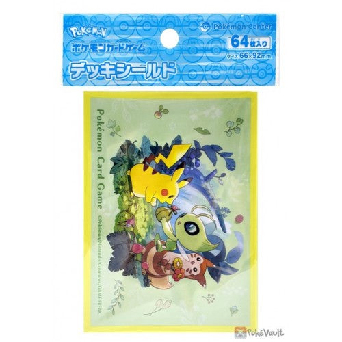 Sleeves celebi, Pikachu y furret Pokemon center