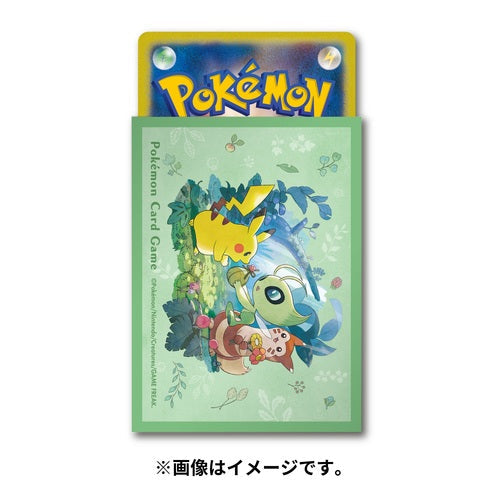 Sleeves celebi, Pikachu y furret Pokemon center
