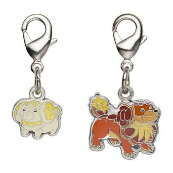 Dijes de Fidough y dachshun Pokemon center