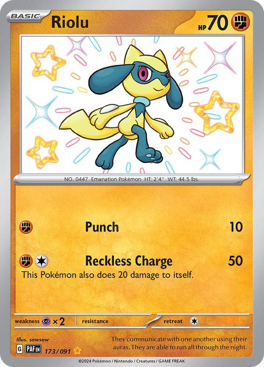 Evolucion de Riolu - SV: Paldean Fates (PAF)