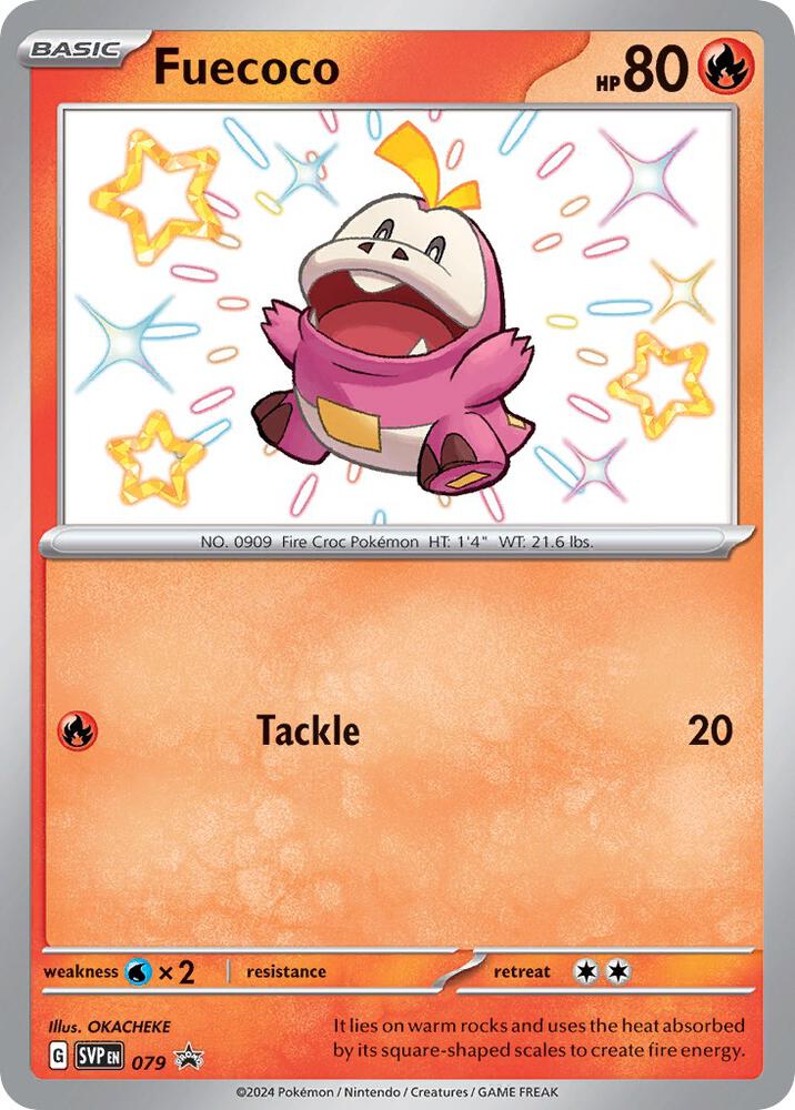 Evoluciones de Fuecoco - SV: Scarlet & Violet Promo Cards (SVP)