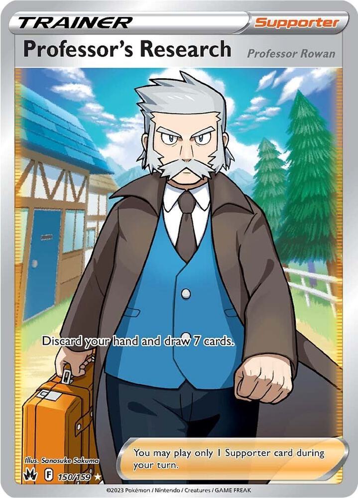 Professor's Research [Professor Rowan] (Full Art) - SWSH: Crown Zenith (CRZ)