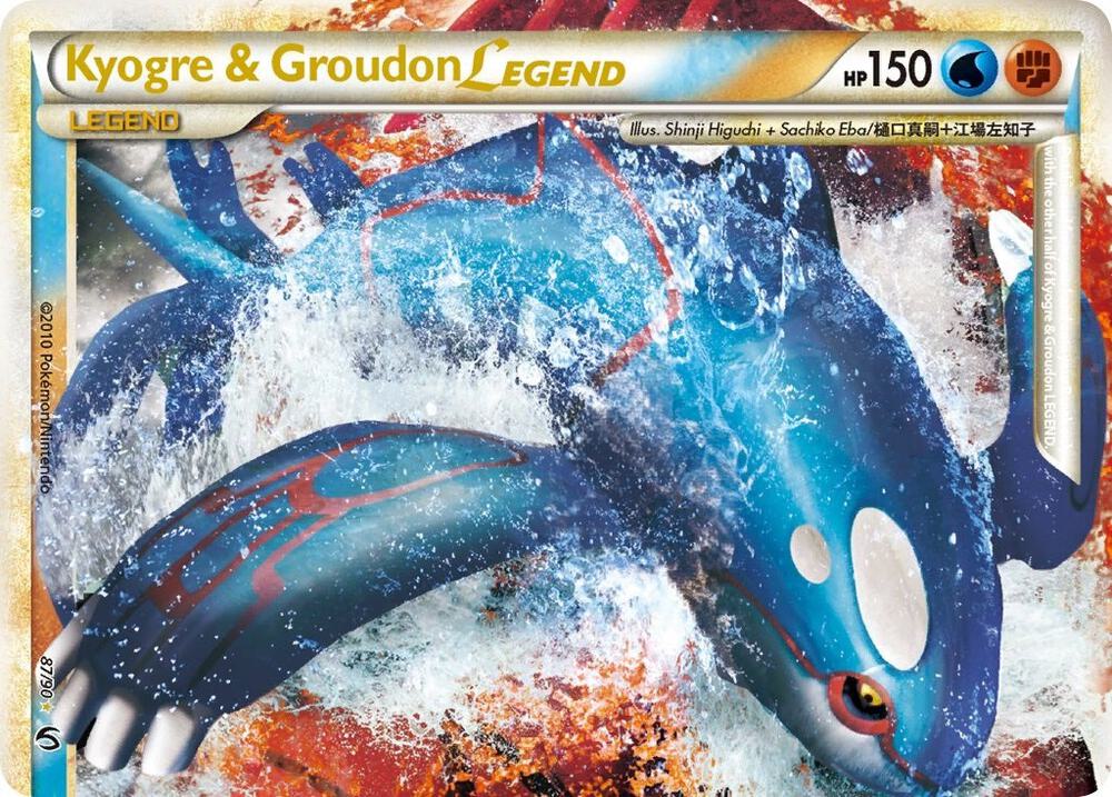 Kyogre & Groudon Legend (Top) - Undaunted (UD) hp