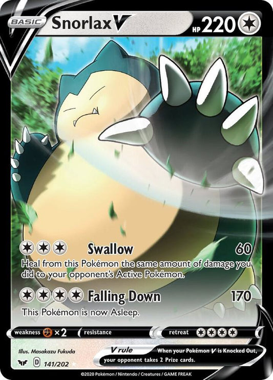Snorlax V - SWSH01: Sword & Shield Base Set (SWSH01) español