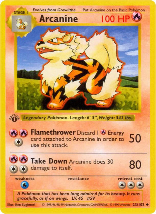 Arcanine - Base Set (BSS) UNLIMITED