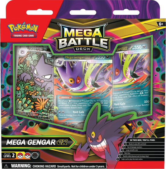 Mega battle deck- mega gengar español