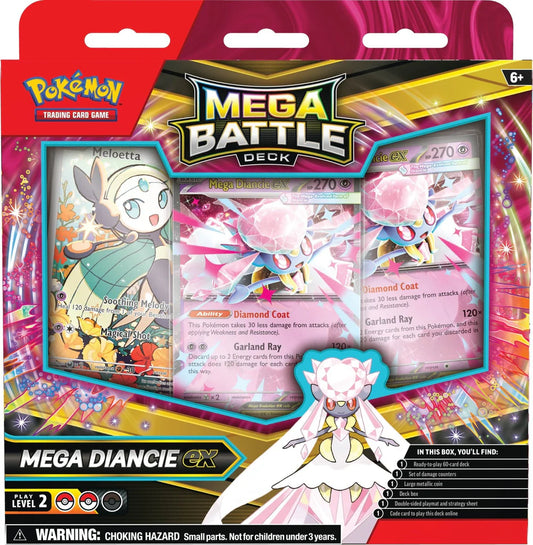 Mega battle deck- mega diancie español