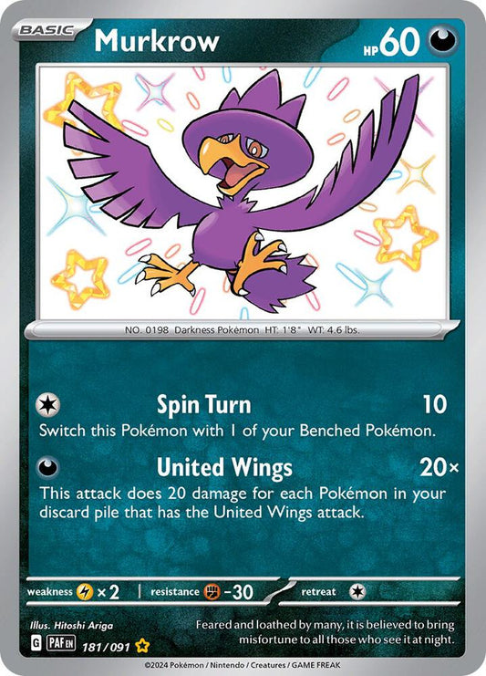 Murkrow - SV: Paldean Fates (PAF) español