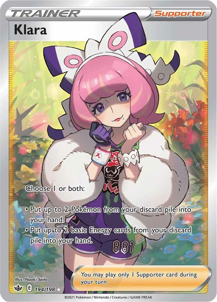 Klara (Full Art) - SWSH06: Chilling Reign (SWSH06)