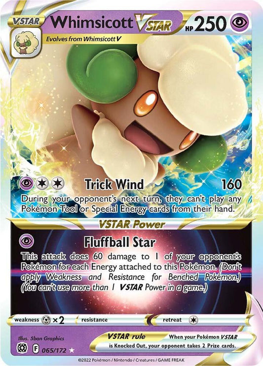 Whimsicott VSTAR - SWSH09: Brilliant Stars (SWSH09)