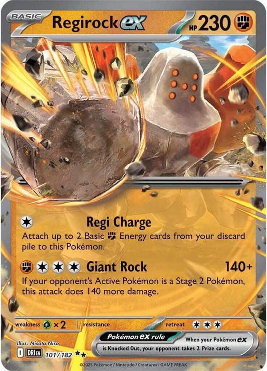 Regirock ex Destined Rivals