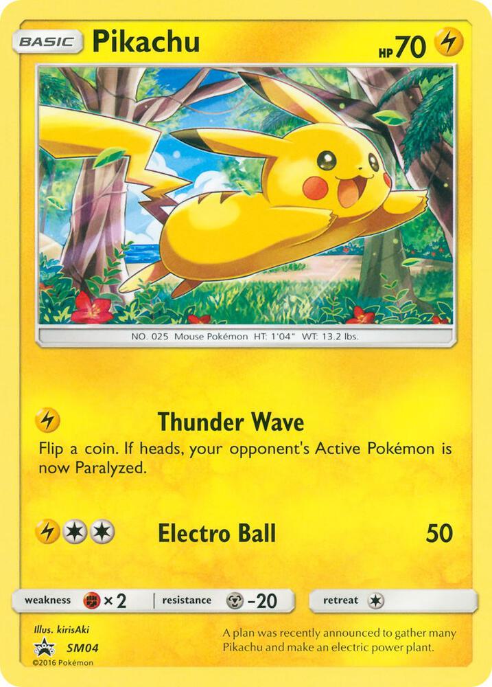 Pikachu - SM04 - SM Promos (SMP)