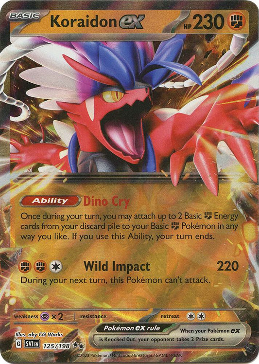 Koraidon ex - 125/198 - SV01: Scarlet & Violet Base Set (SVI)
