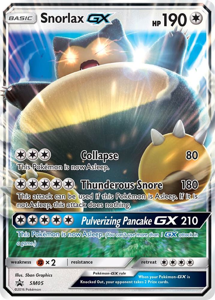 Snorlax GX - SM05 - SM Promos (SMP)