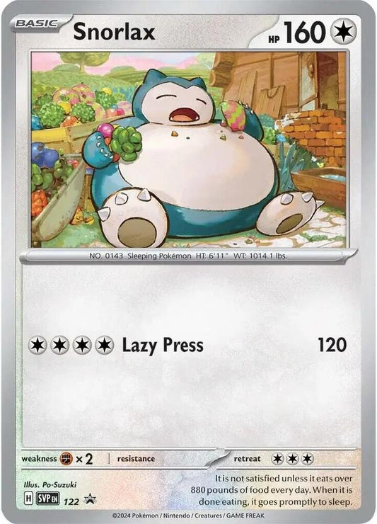Snorlax - 122 - SV: Scarlet & Violet Promo Cards (SVP)
