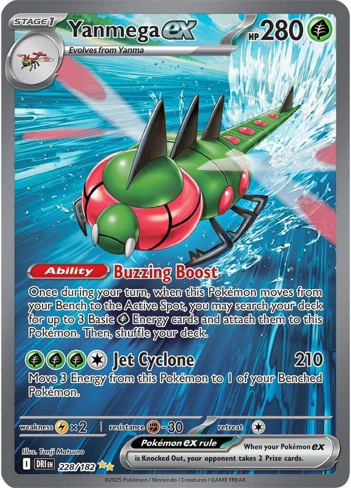 Yanmega ex - 228/182 - SV10: Destined Rivals (DRI) ver fotos