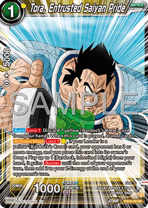 Tora, Entrusted Saiyan Pride - Expansion Deck Box Set 24: Premium 7th Anniversary Box 2024 (DBS-BE24)