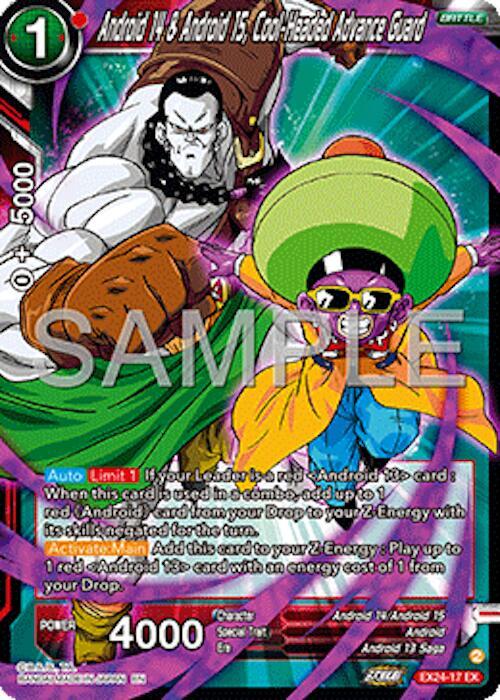 Android 14 & Android 15, Cool-Headed Advance Guard - Expansion Deck Box Set 24: Premium 7th Anniversary Box 2024 (DBS-BE24)