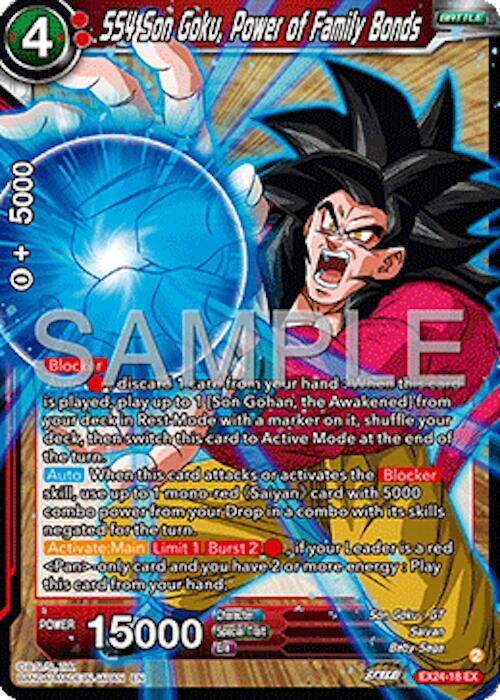 SS4 Son Goku, Power of Family Bonds - Expansion Deck Box Set 24: Premium 7th Anniversary Box 2024 (DBS-BE24)