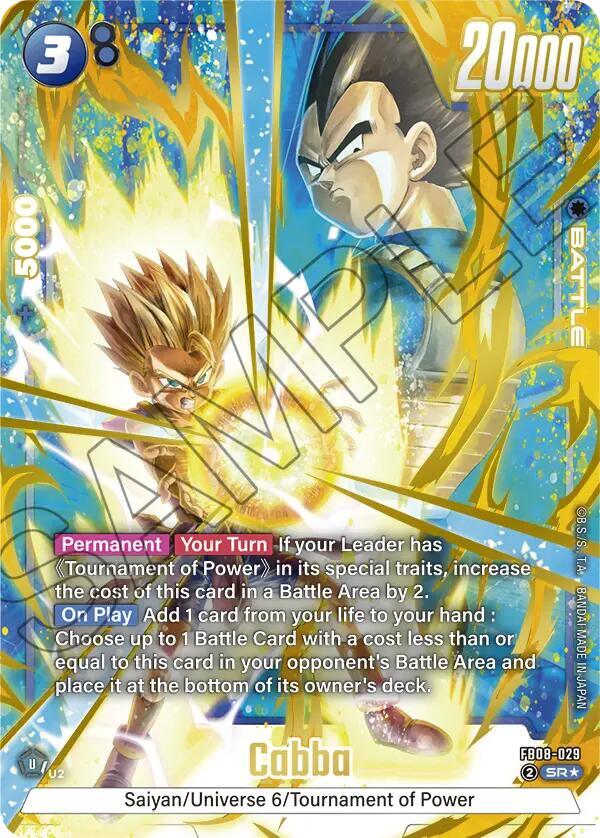 Cabba - FB08-029 (Alternate Art) - Saiyan's Pride (FB08)