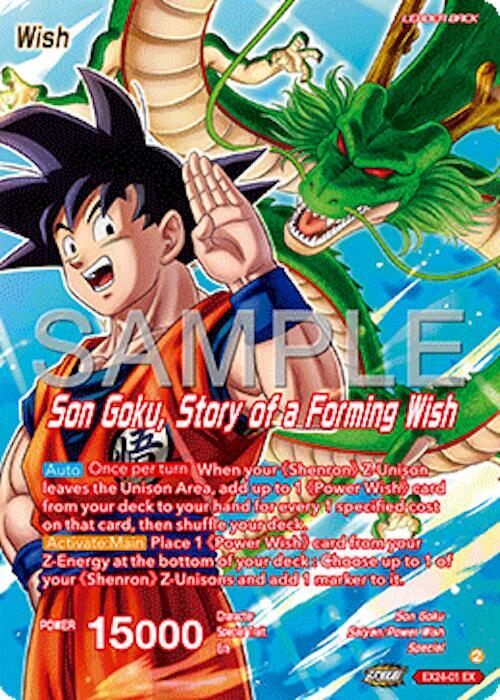 Son Goku // Son Goku, Story of a forming Wish - Expansion Deck Box Set 24: Premium 7th Anniversary Box 2024 (DBS-BE24)