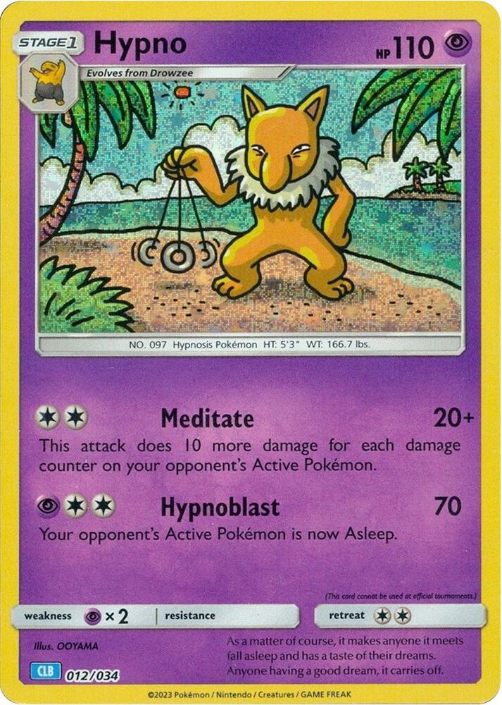 Hypno - Trading Card Game Classic (CL)