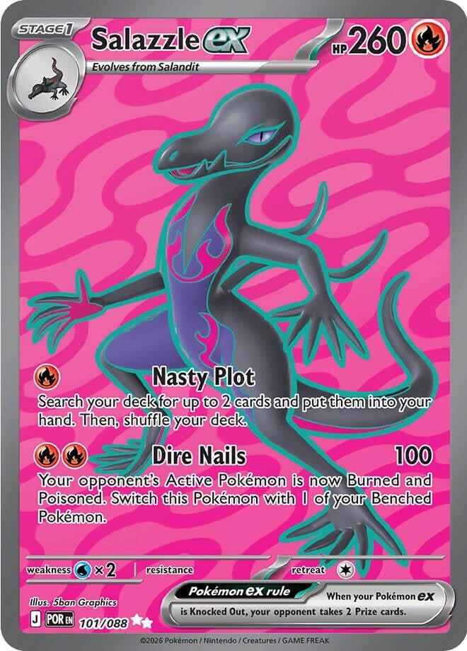Salazzle ex - 101/088 - ME03: Perfect Order (ME03)