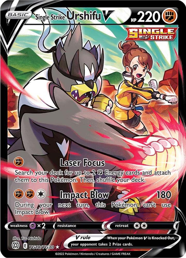 Single Strike Urshifu V - SWSH09: Brilliant Stars Trainer Gallery (SWSH09:TG)espñ