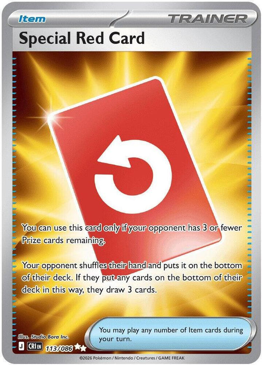 Special Red Card - 113/086 - ME04: Chaos Rising (CRI)