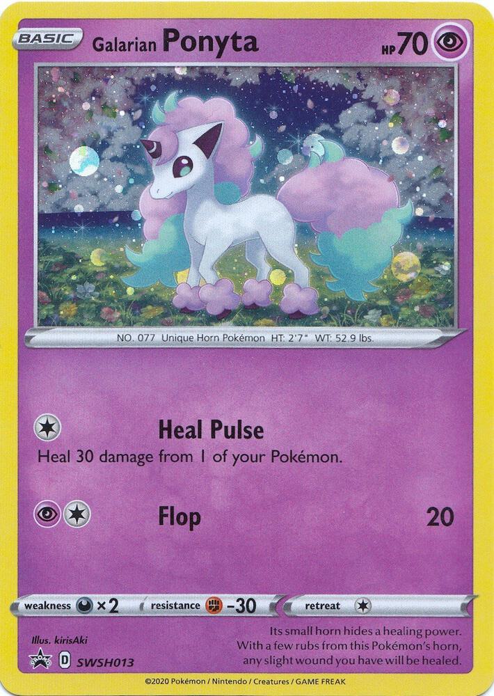 Galarian Ponyta - SWSH013 - SWSH: Sword & Shield Promo Cards (SWSD)