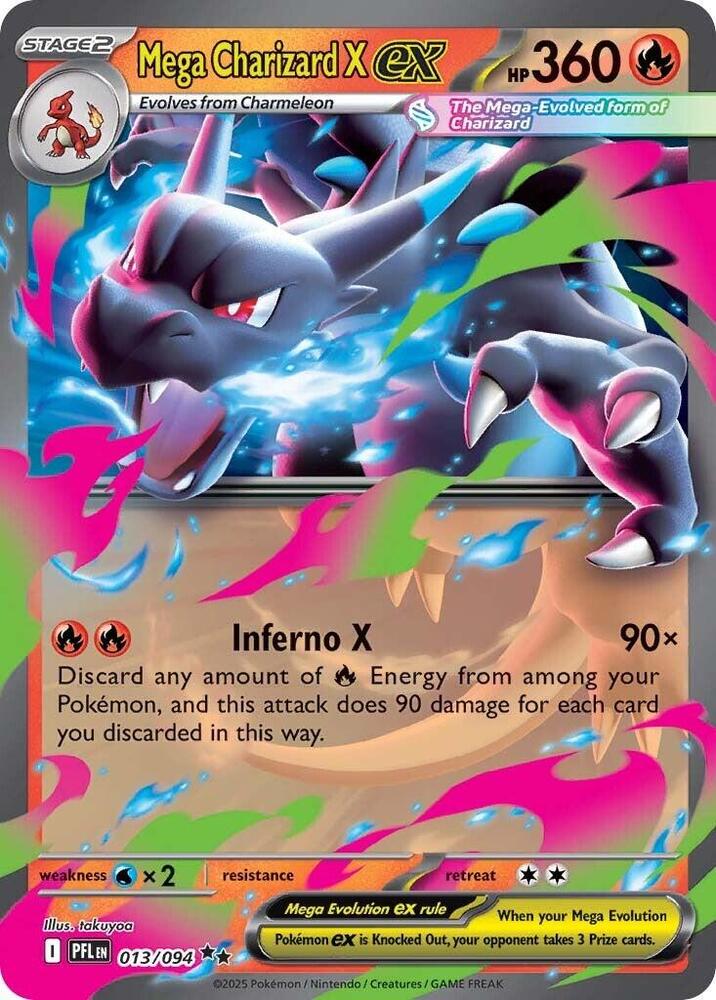 Mega Charizard ex -ME02: Phantasmal Flames (PFL)