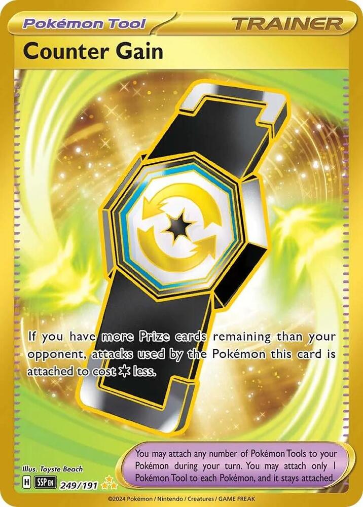 Counter Gain - 249/191 - SV08: Surging Sparks (SSP)