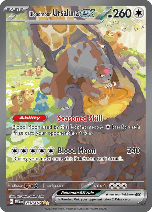 Bloodmoon Ursaluna ex - 216/167 - SV06: Twilight Masquerade (TWM) español