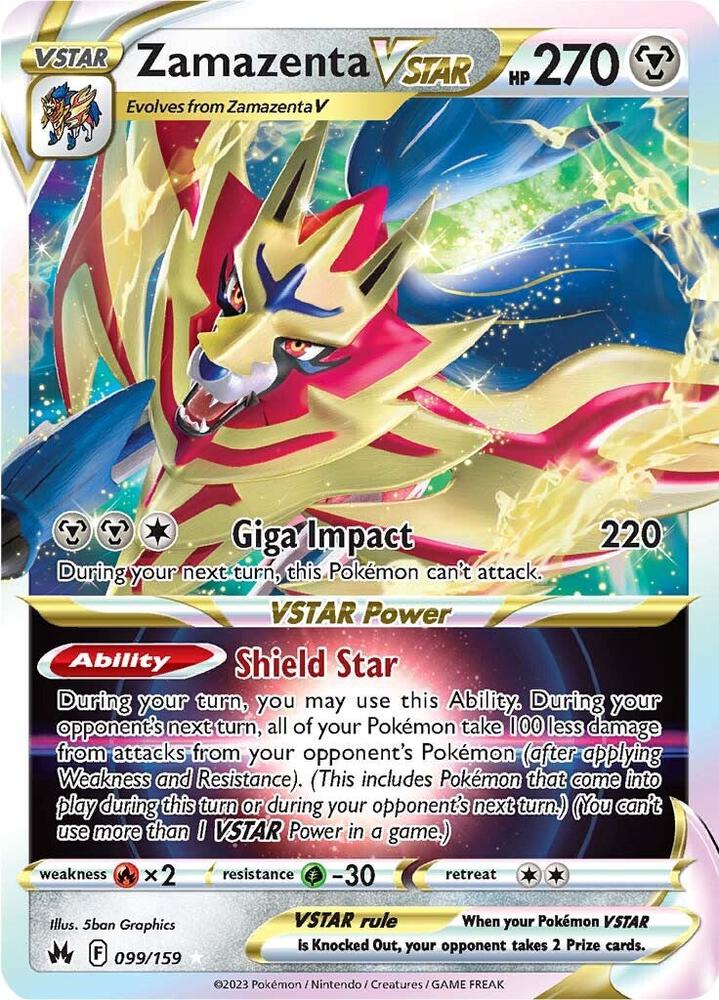 Zamazenta VSTAR - SWSH: Crown Zenith (CRZ)