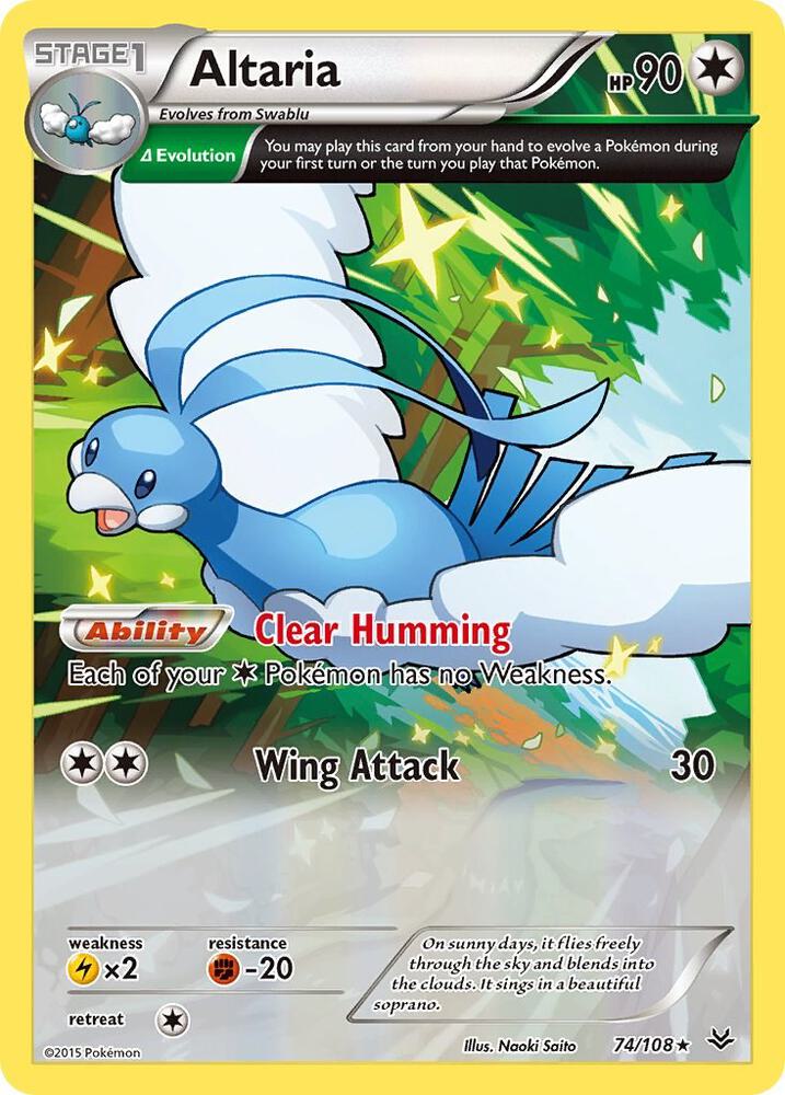 Altaria (74 Delta) - XY - Roaring Skies (ROS)