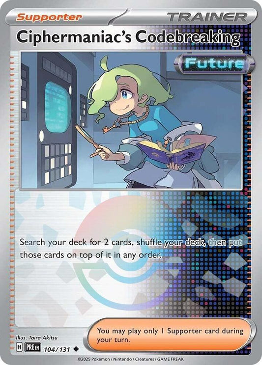 Ciphermaniac's Codebreaking (Poke Ball Pattern) - SV: Prismatic Evolutions (PRE) español