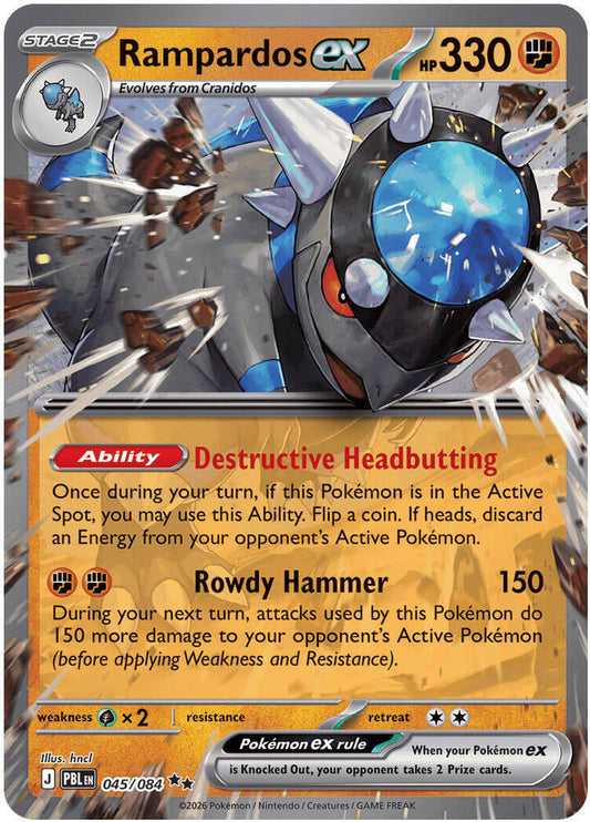 Rampardos ex - 045/084 - ME05: Pitch Black (PBL)español