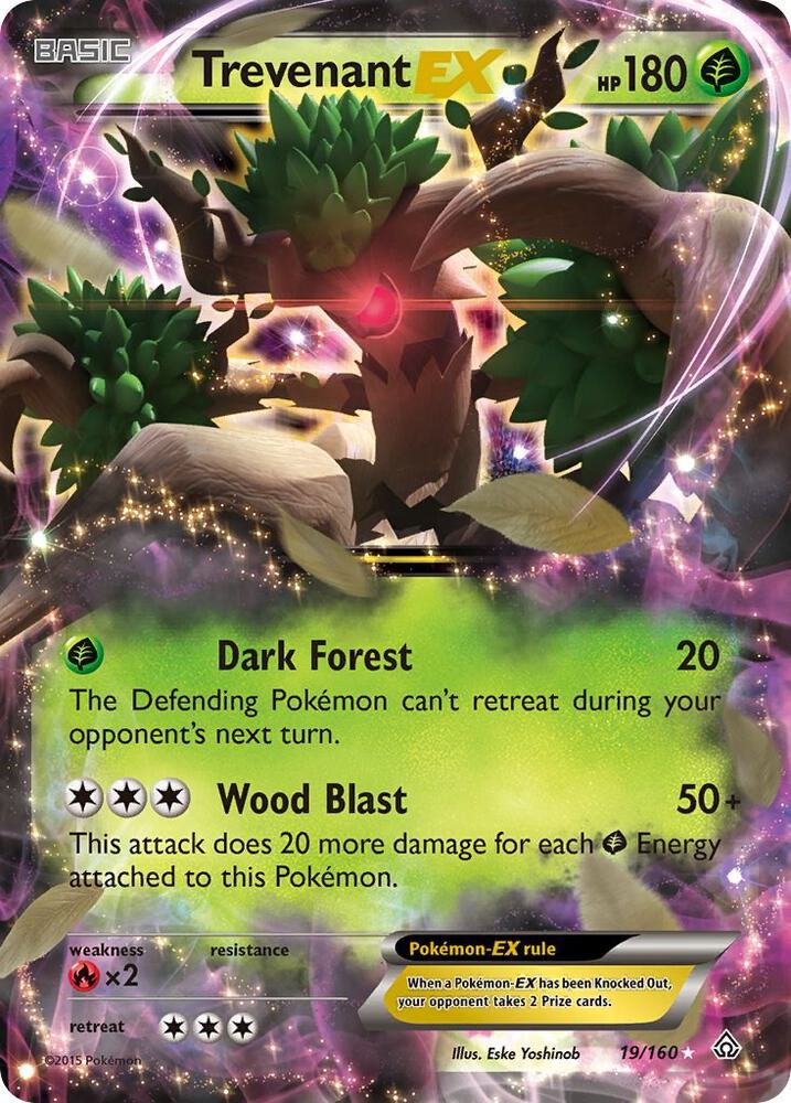 Trevenant EX - XY - Primal Clash (PRC)