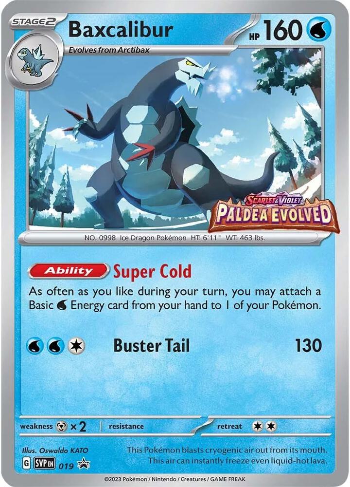 Baxcalibur - 019 (Prerelease) - SV: Scarlet & Violet Promo Cards (SVP)