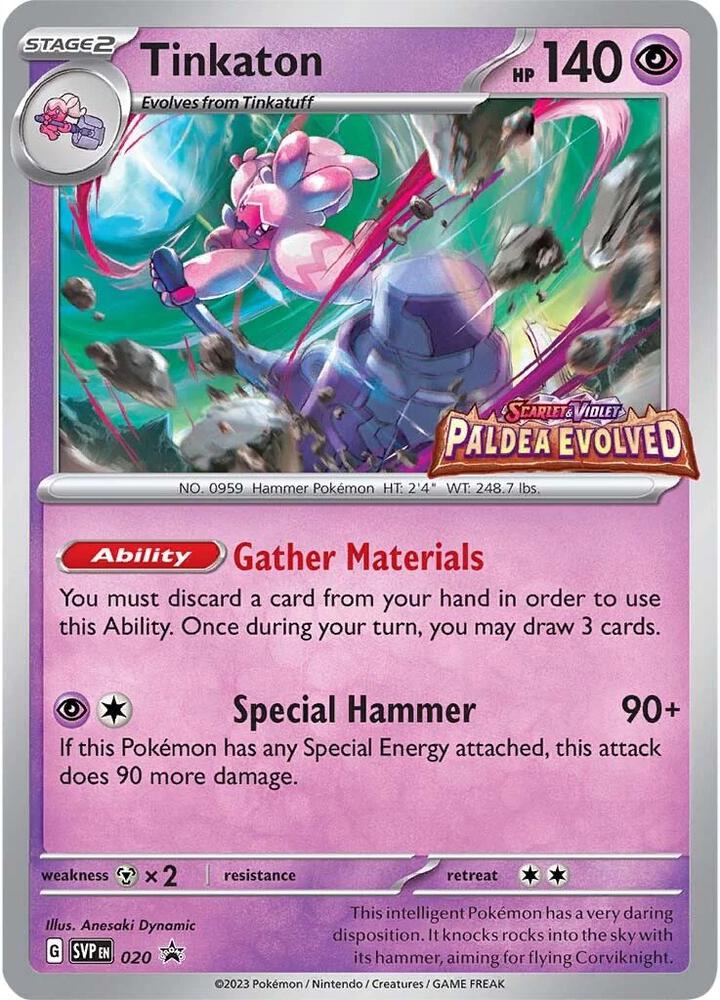 Tinkaton - 020 (Prerelease) - SV: Scarlet & Violet Promo Cards (SVP)
