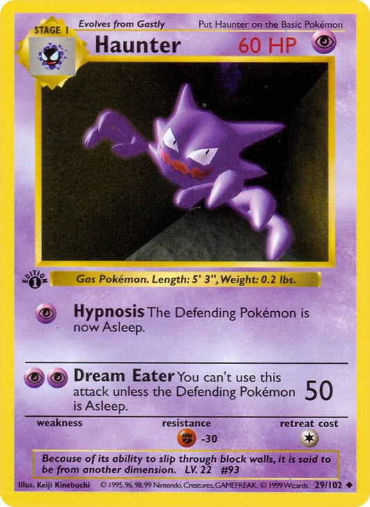 Haunter - Base Set (Shadowless) (BSS) unlimited mp