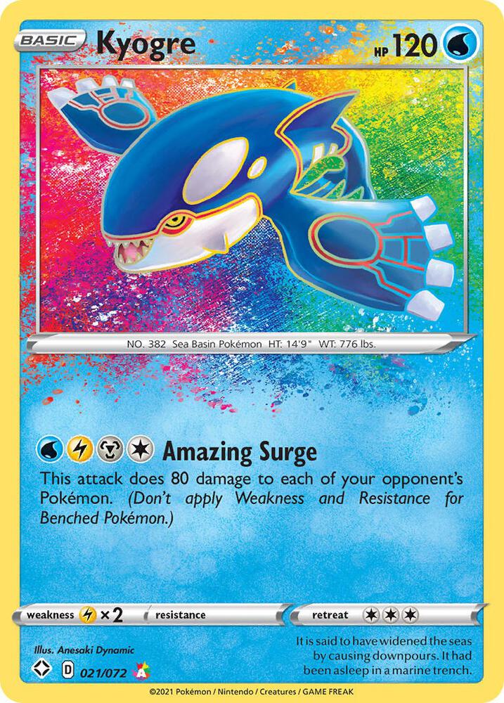Kyogre - Shining Fates (SHF)