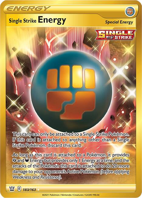 Single Strike Energy (Secret) - SWSH05: Battle Styles (SWSH05)