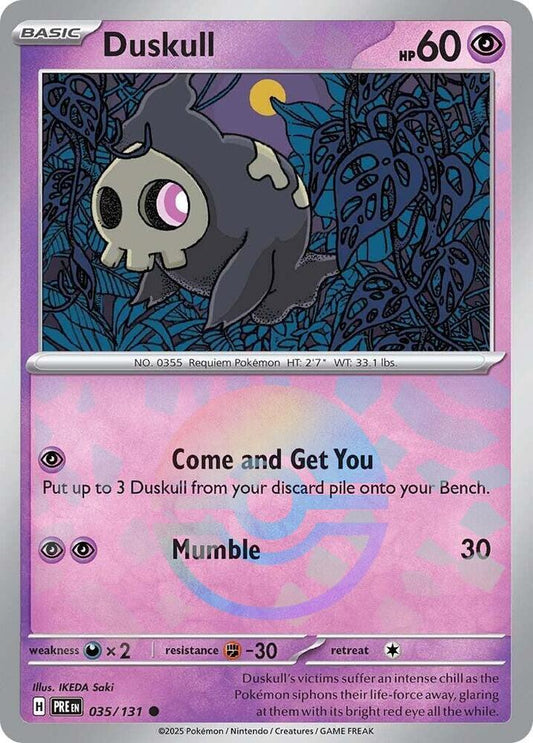 Duskull (Poke Ball Pattern) - SV: Prismatic Evolutions (PRE)