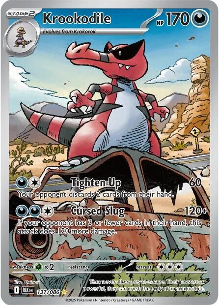 Krookodile - 137/086 - SV: Black Bolt (BLK)