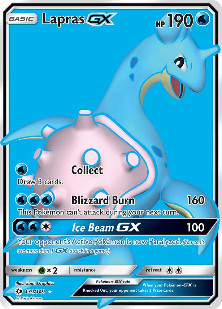 Lapras GX (Full Art) - SM Base Set (SM01)