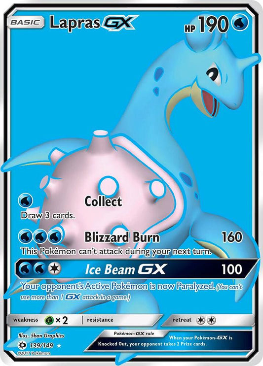 Lapras GX (Full Art) - SM Base Set (SM01)