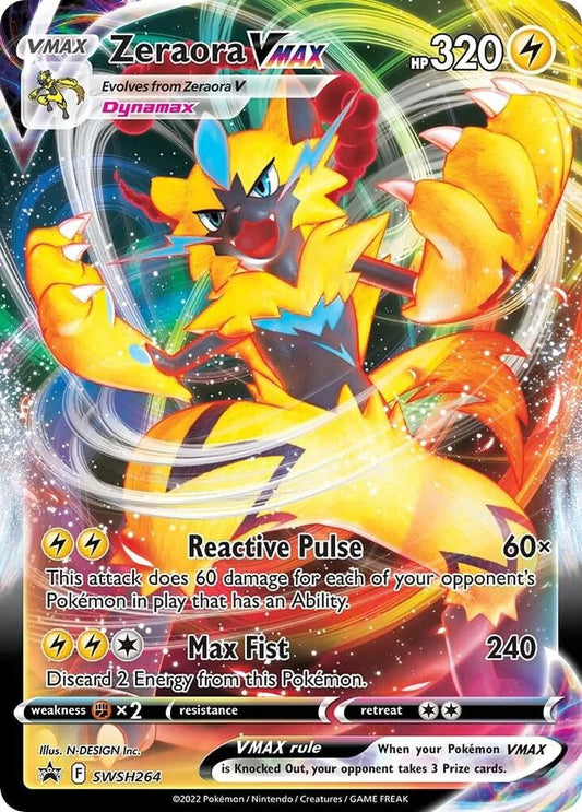Zeraora VMAX - SWSH264 - SWSH: Sword & Shield Promo Cards (SWSD) alemán