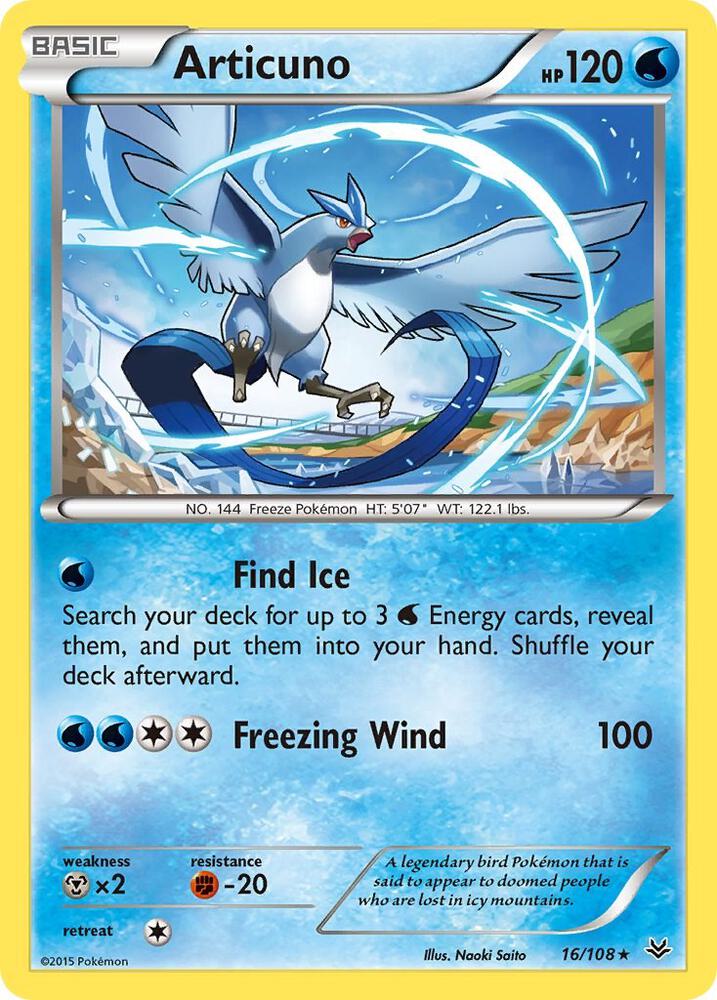 Articuno (16) - XY - Roaring Skies (ROS)